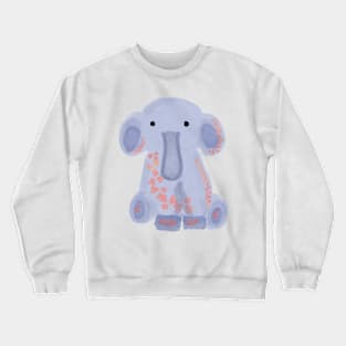 Cute floral elephant Crewneck Sweatshirt